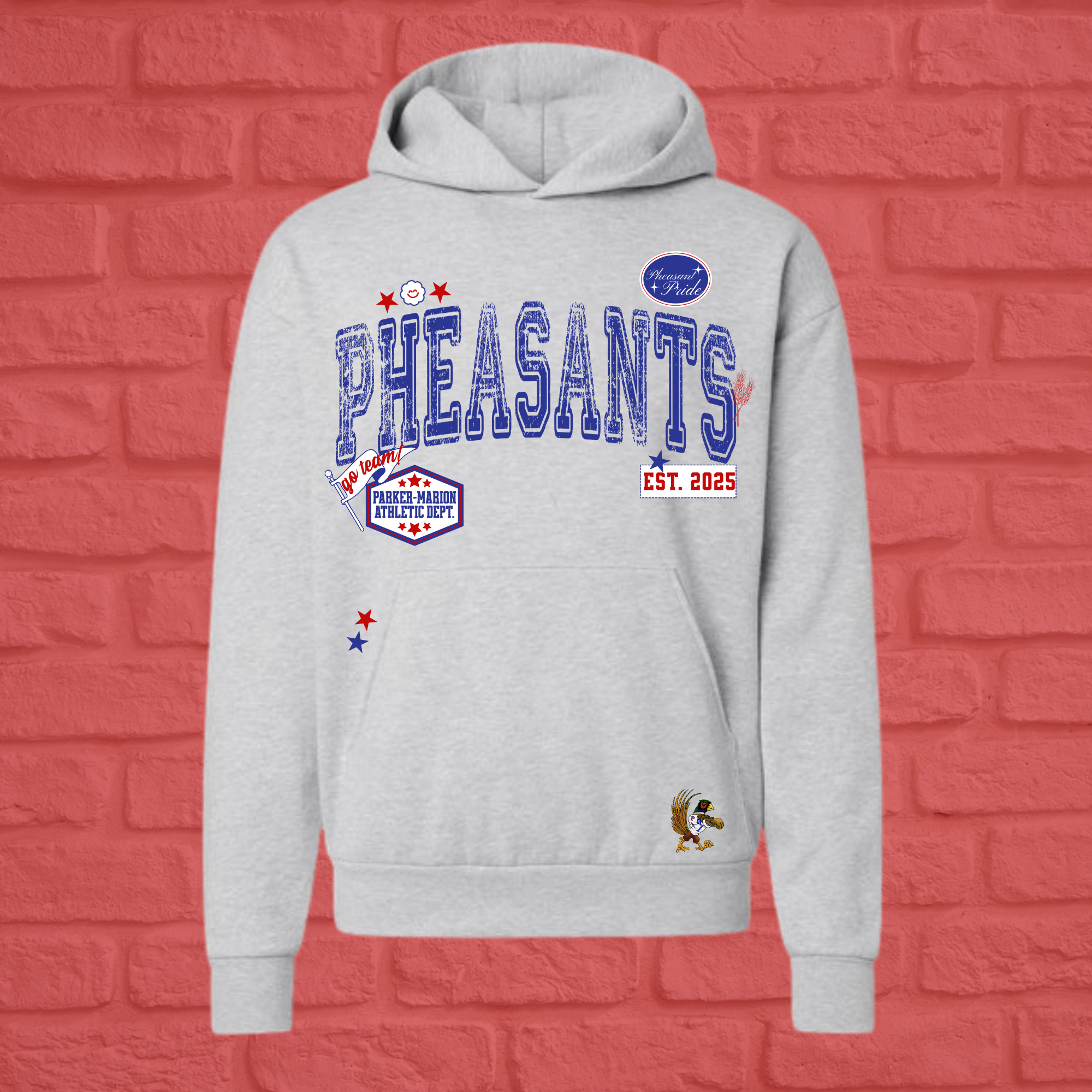 Pheasants Campus Remix Youth Hoodie