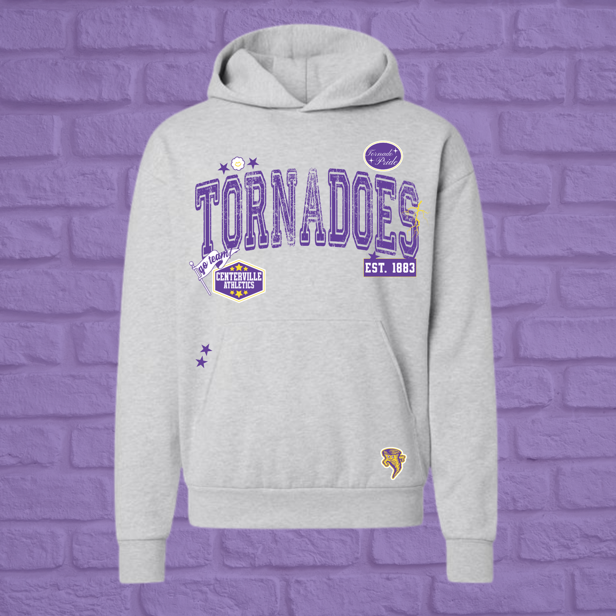 Tornadoes Campus Remix Youth Hoodie
