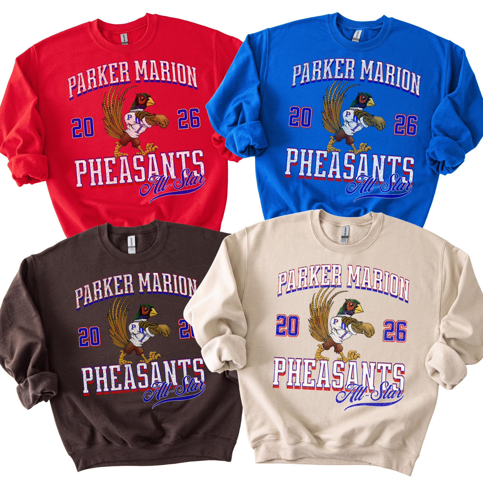 Pheasants Vintage All Star Crew Neck