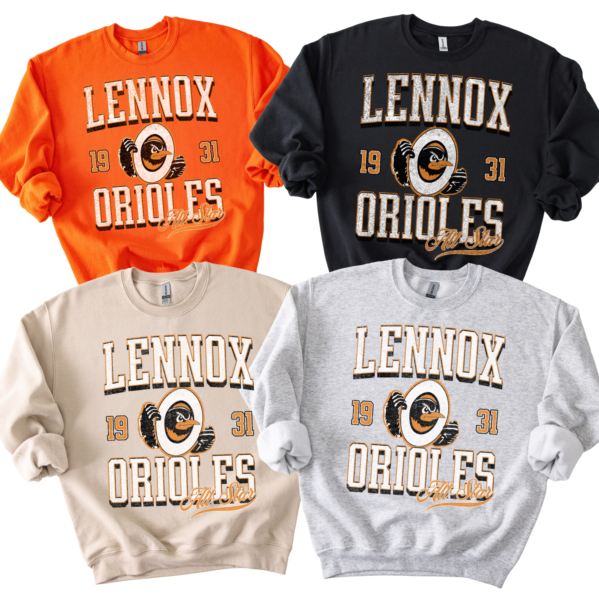 Orioles Vintage All Star Crew Neck