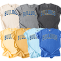 Bulldogs Varsity Comfort Colors Tee