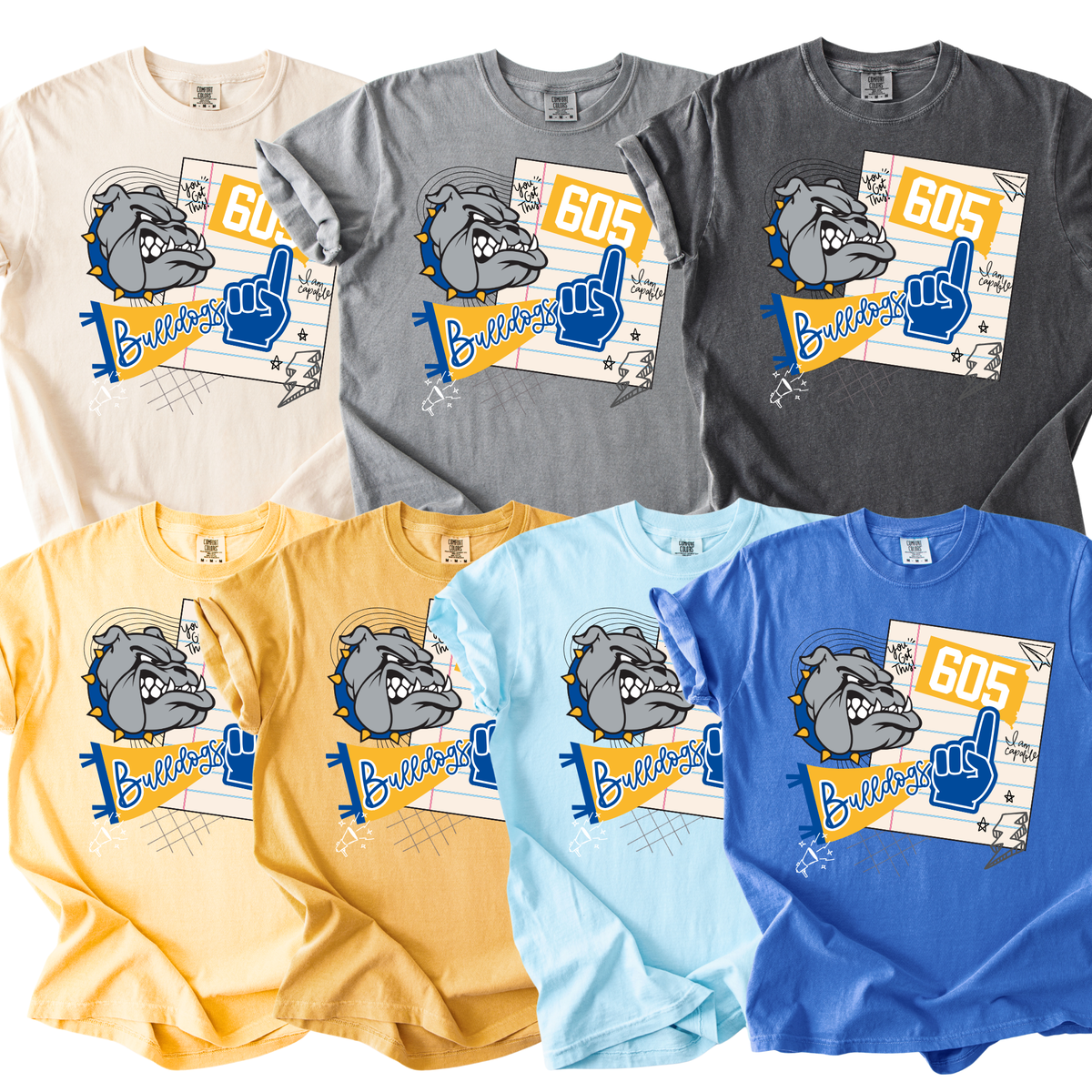 Bulldogs Collage Tee
