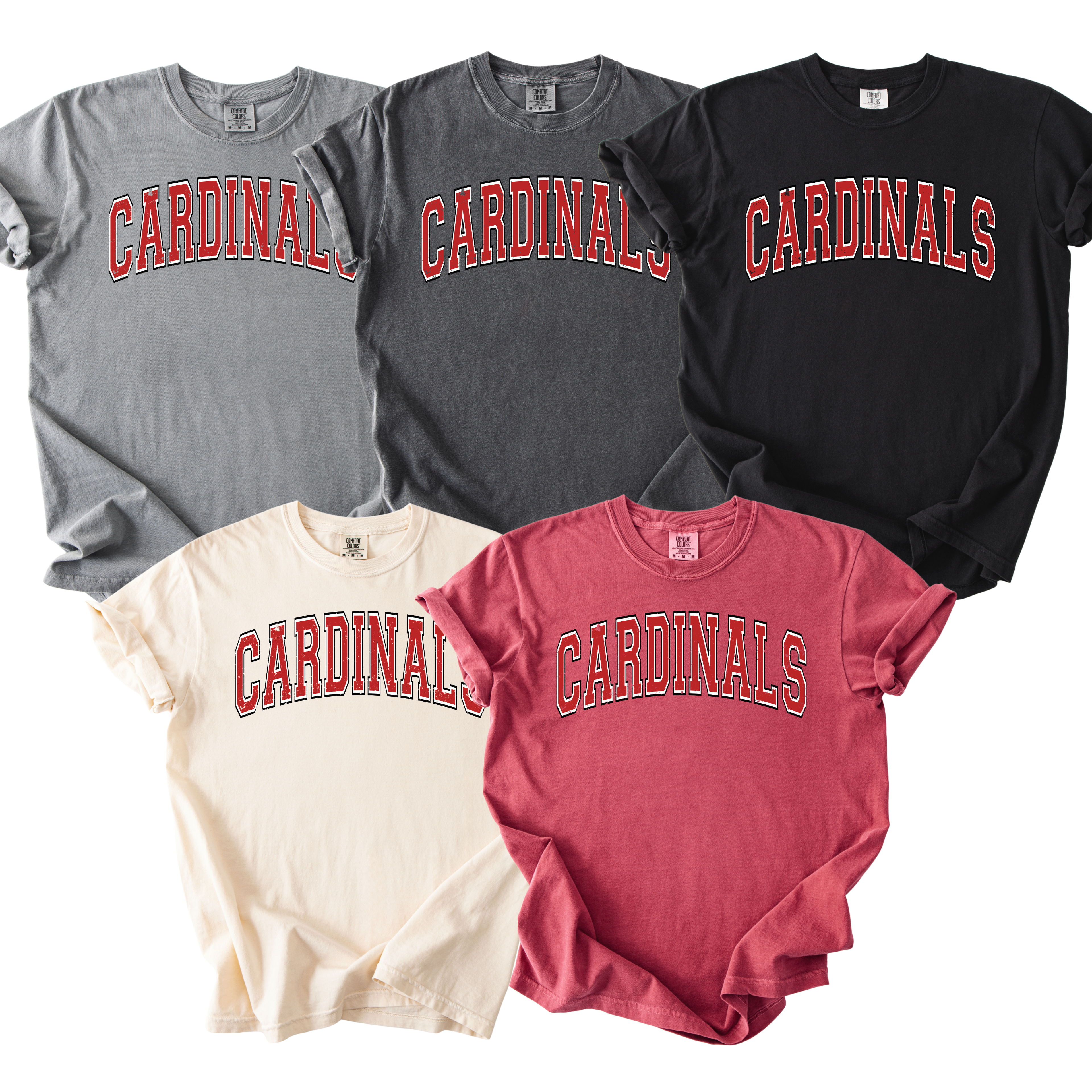 Cardinals Varsity Comfort Colors Tee