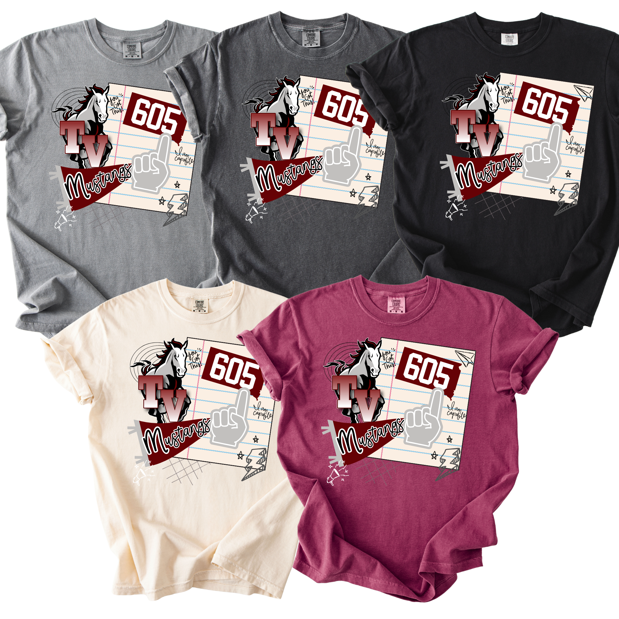 Mustangs Collage Tee
