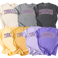 Tornadoes Varsity Comfort Colors Tee