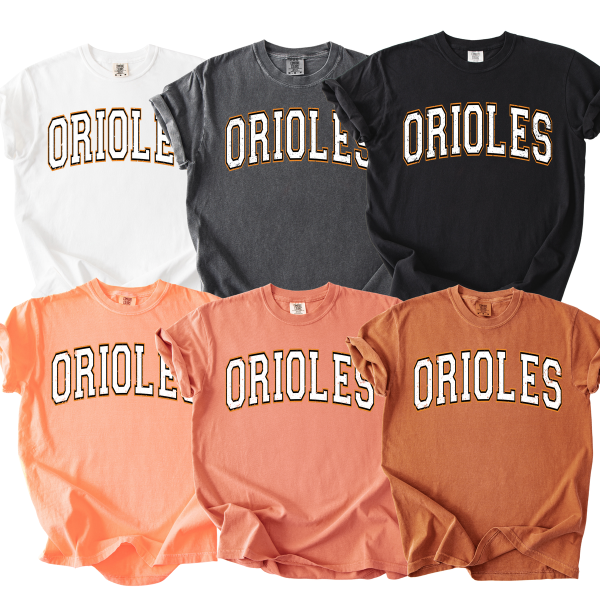Orioles Varsity Comfort Colors Tee