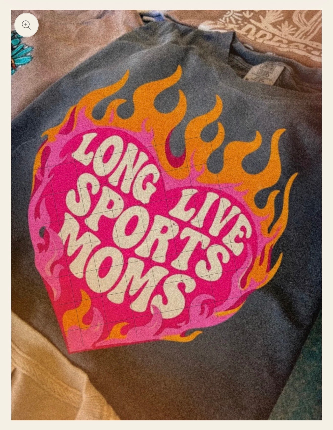 Long Live Sports Moms Comfort Colors Tee