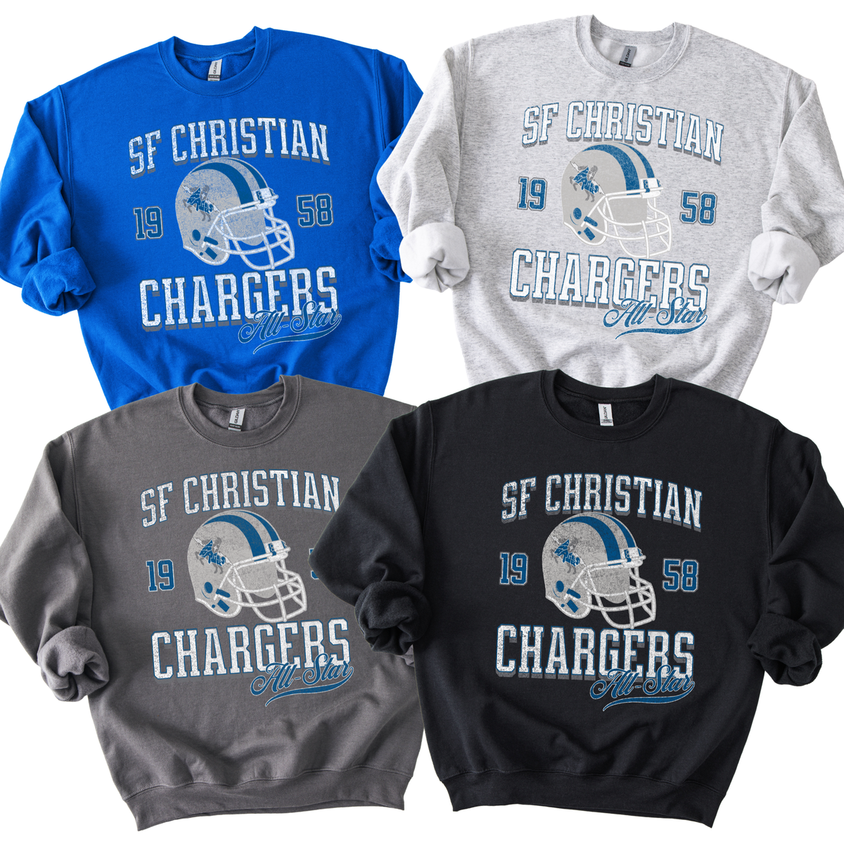 SFC Chargers All Star Crew Neck