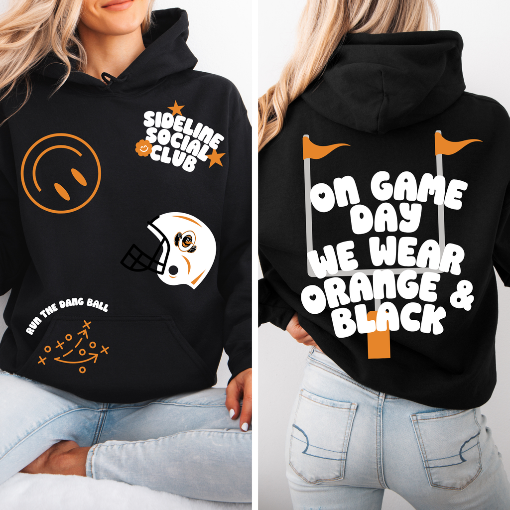 Sideline Social Sticker Hoodie | Orioles