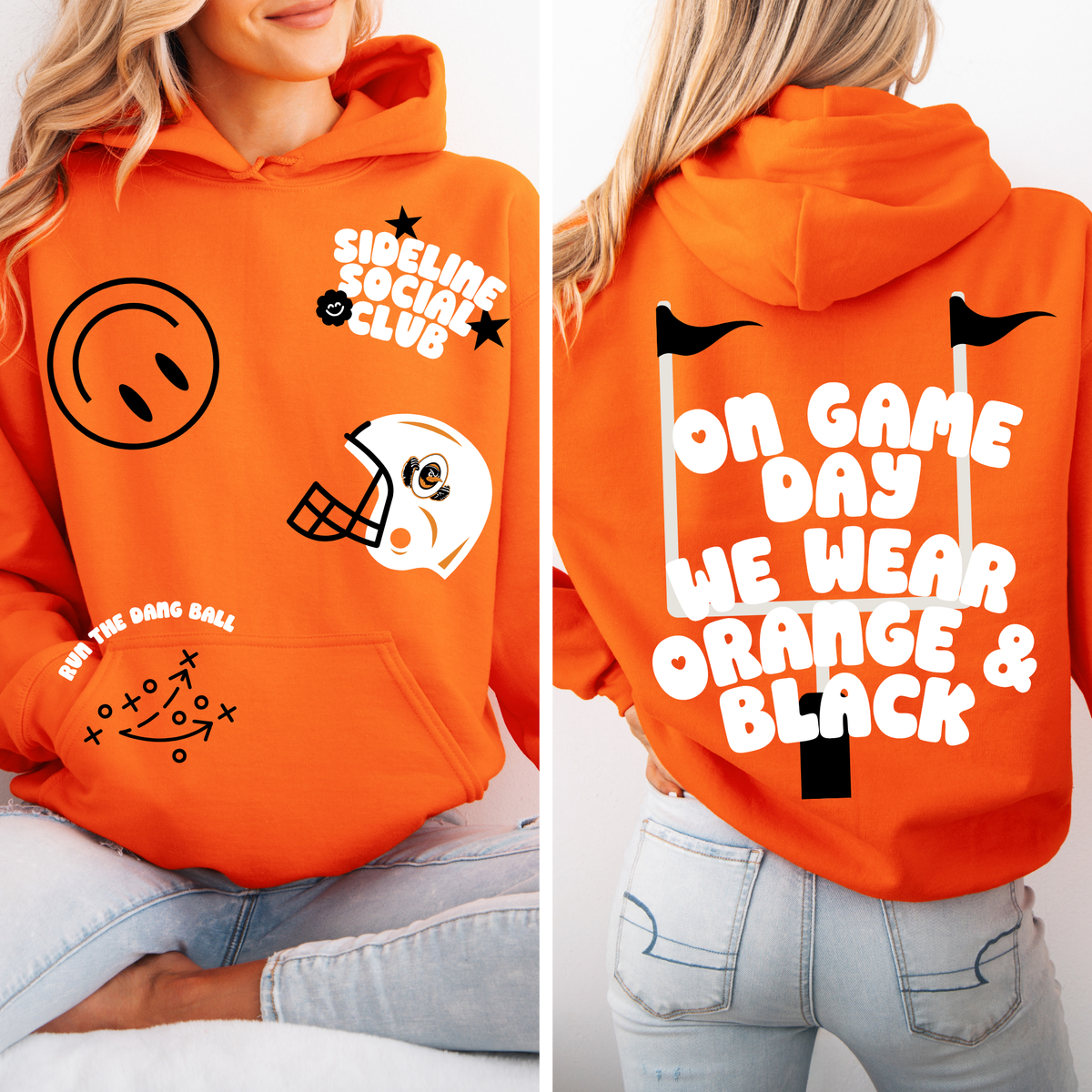 Sideline Social Sticker Hoodie | Orioles