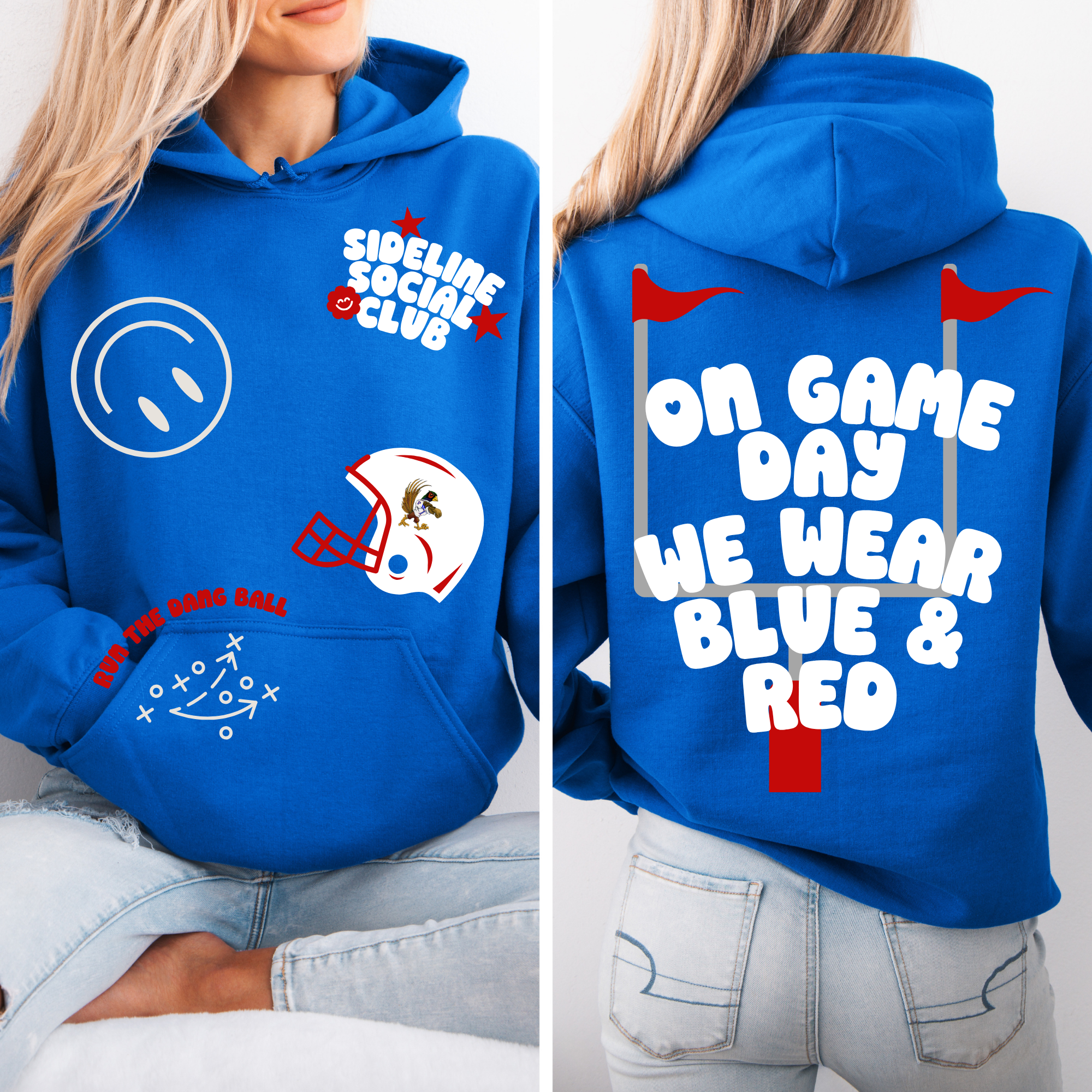 Sideline Social Sticker Hoodie | Pheasants