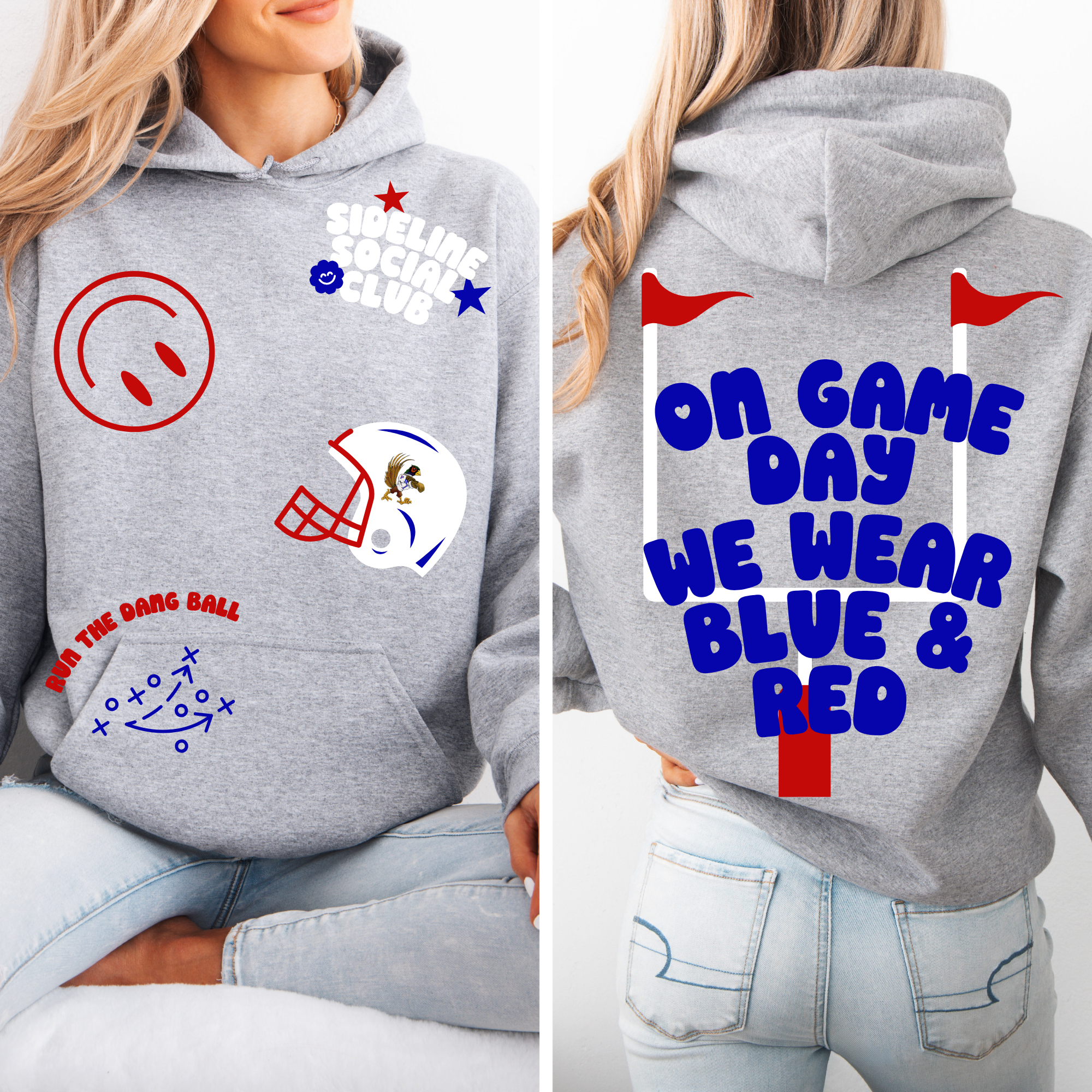 Sideline Social Sticker Hoodie | Pheasants