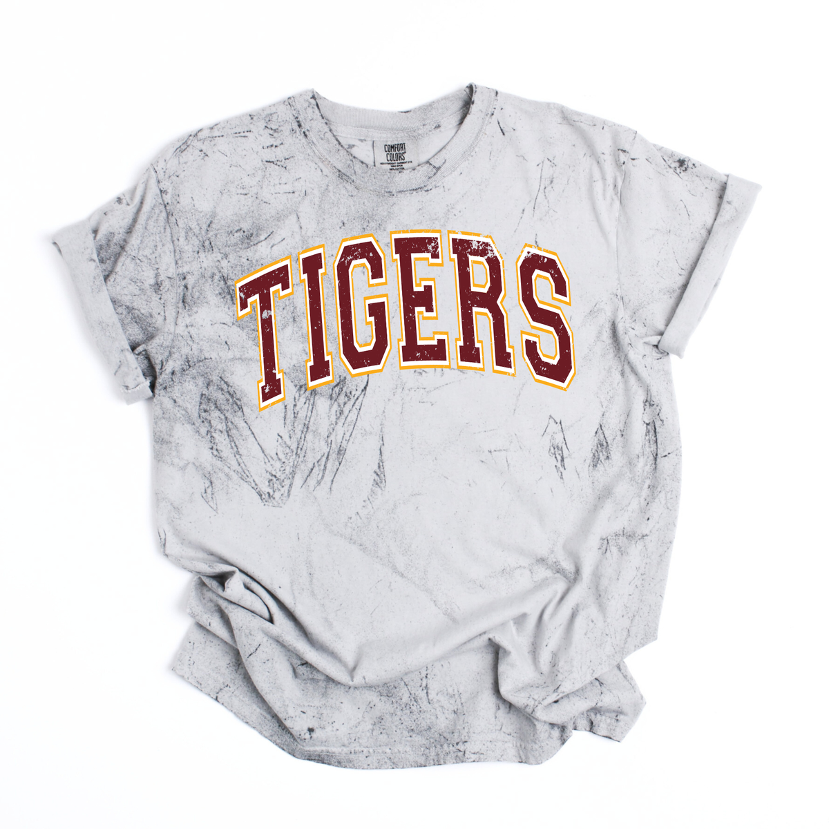 Varsity Colorblast Tee: Tigers Edition