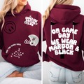 Sideline Social Sticker Hoodie | Mustangs