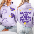 Sideline Social Sticker Hoodie | Tornadoes
