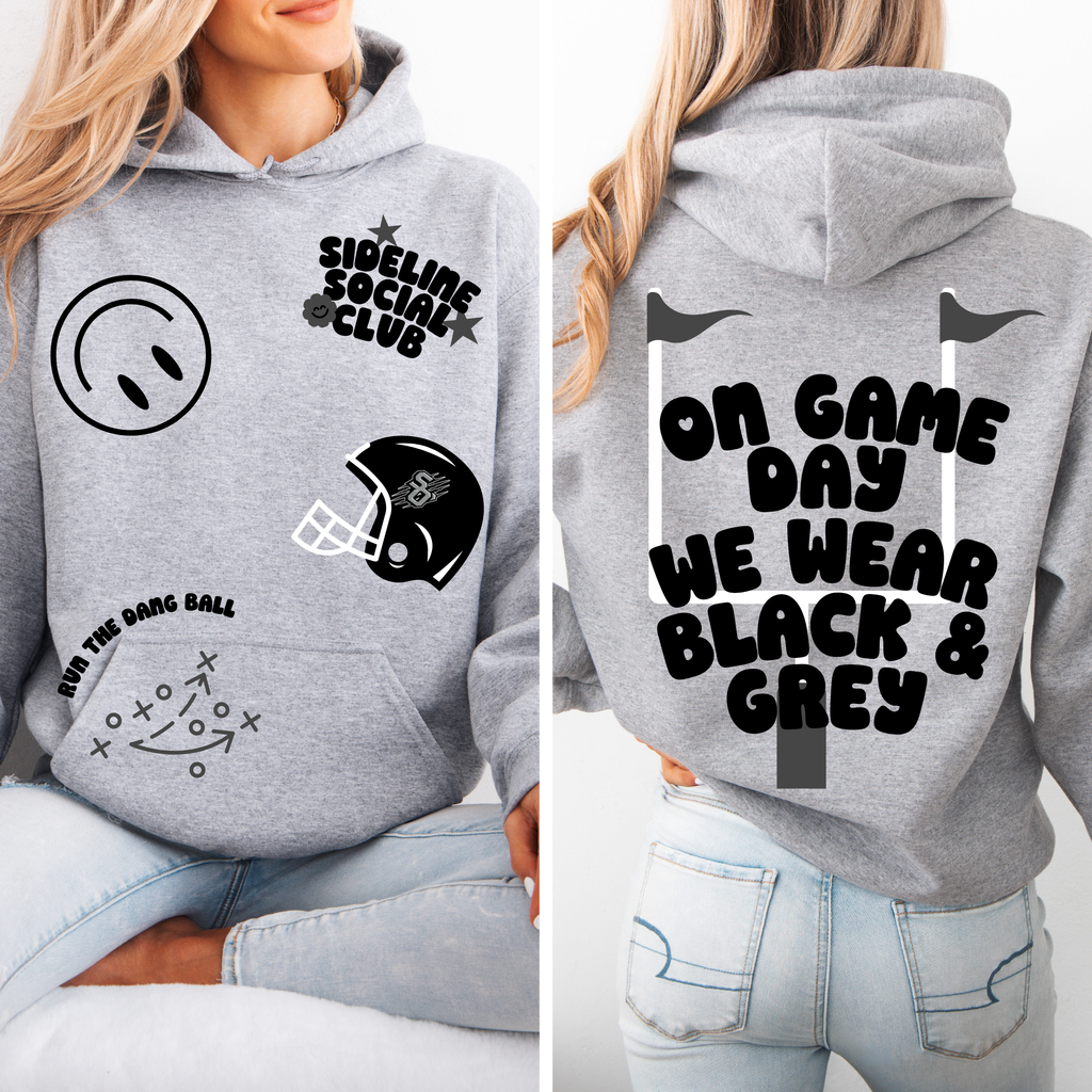 Sideline Social Sticker Hoodie | Wolverines